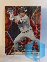 2021 Mosaic NICK MADRIGAL Red Prizm Mosaic RC Rookie #244 Cubs